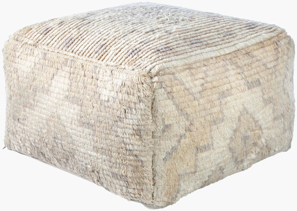 Freyja Pouf, Ottoman by Surya, 24" width x 14" height