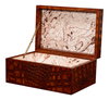 Norton Leather Tray  Croco Leather  Tan, by Sarreid, 1'6" length x 2' width x 2" height thumbnail 9