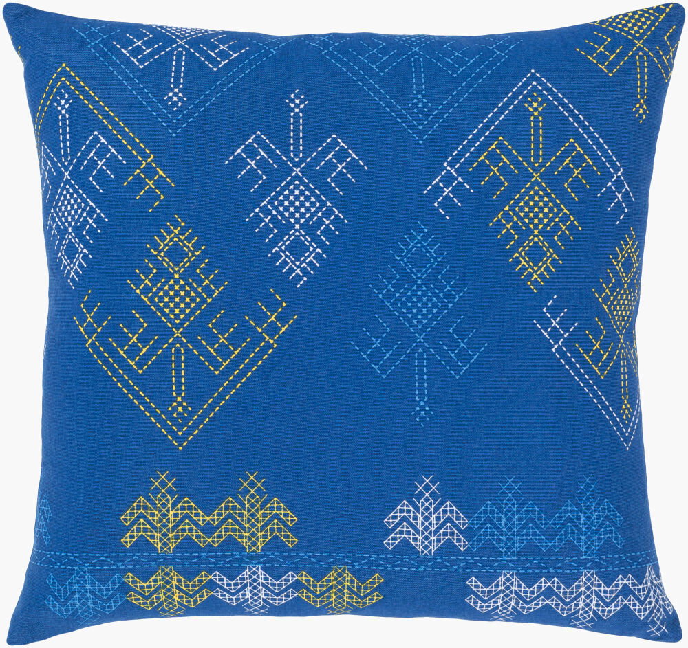 Global Brights Accent Pillow Down, Decorative Pillow by Surya, 18" length x 18" width