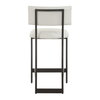 Apsley Black Counter Stool, Counter & Bar Stool by Uttermost, 18" width x 37" height x 22.5" depth thumbnail 5