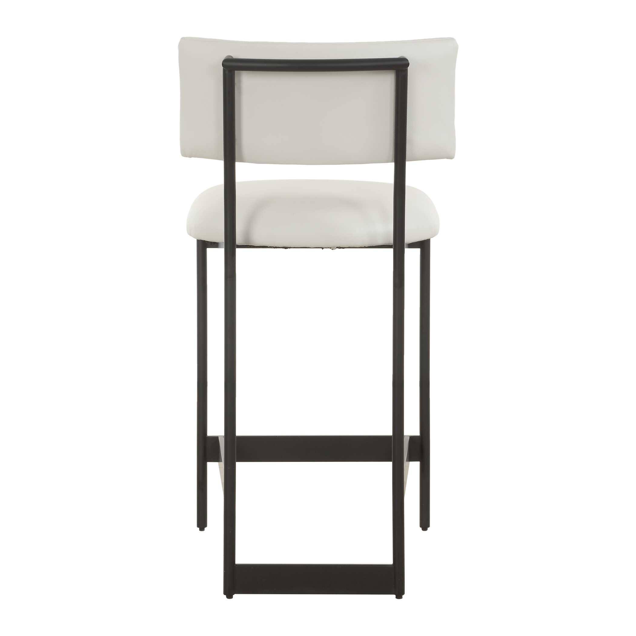Apsley Black Counter Stool, Furniture by Uttermost, 18" width x 37" height x 22.5" depth View 5