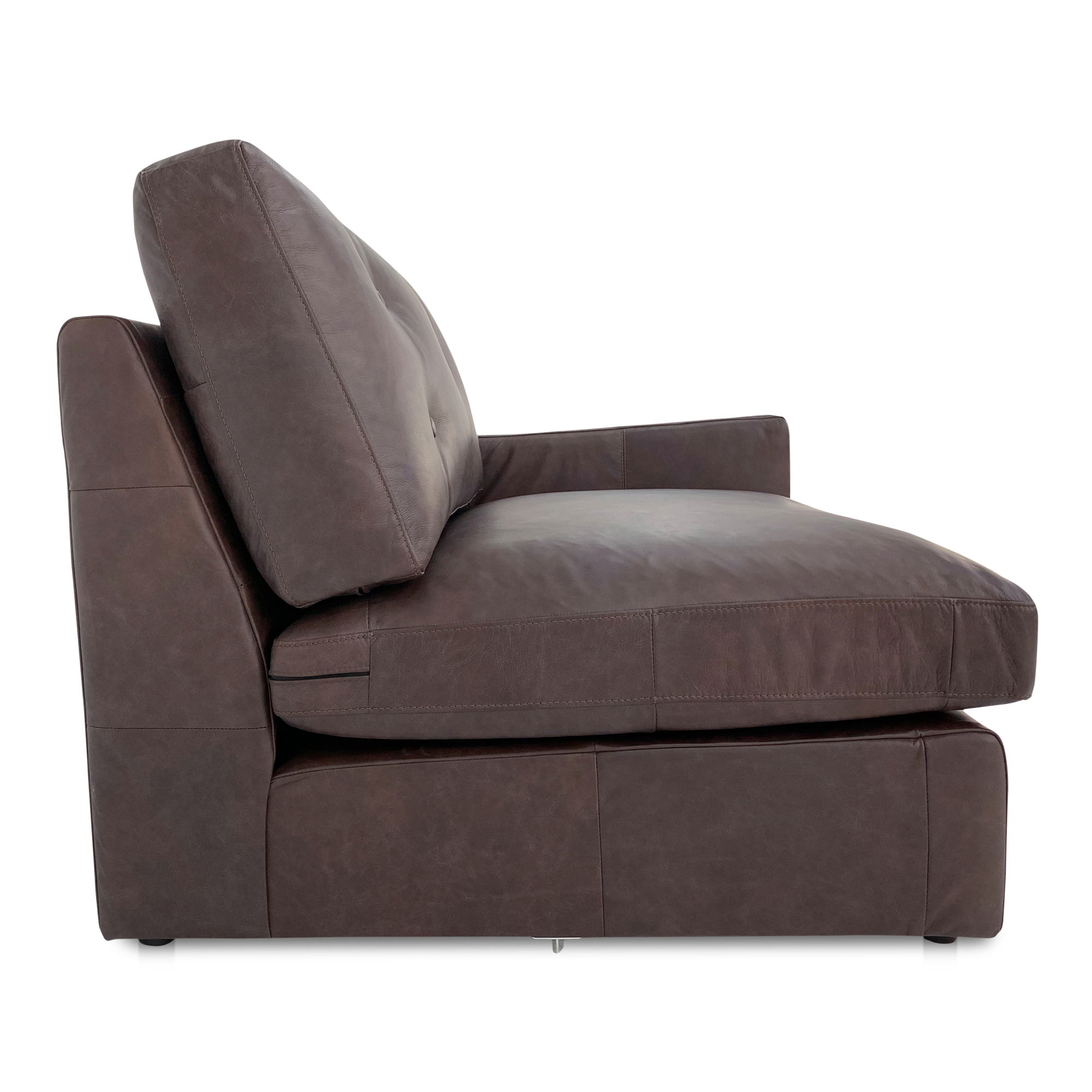 Thurlow Right Arm Facing Chair Espresso Brown Leather large image 
