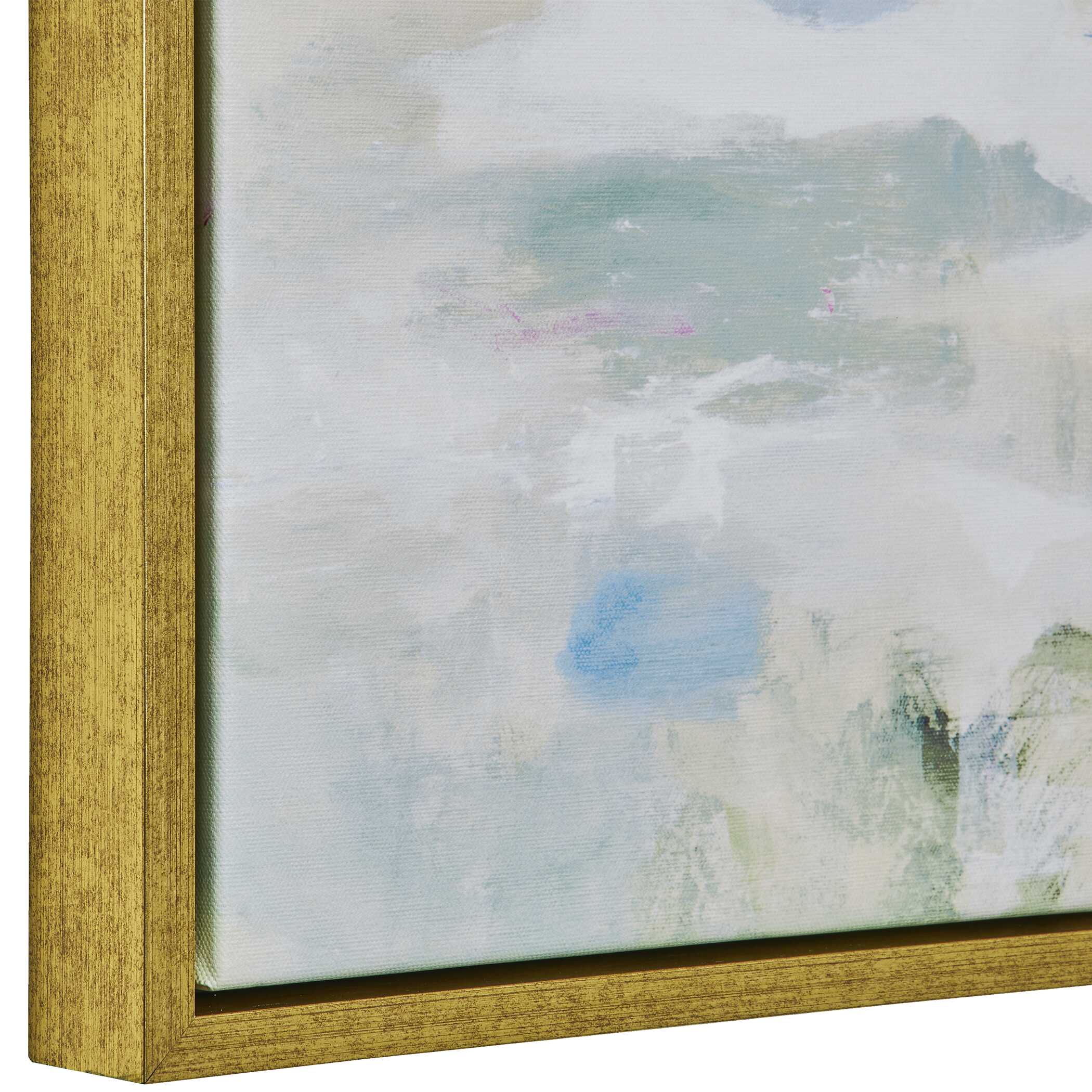 Abstract Reflections Framed Canvas, Painting by Uttermost, 49.5" width x 49.5" height x 2" depth View 5
