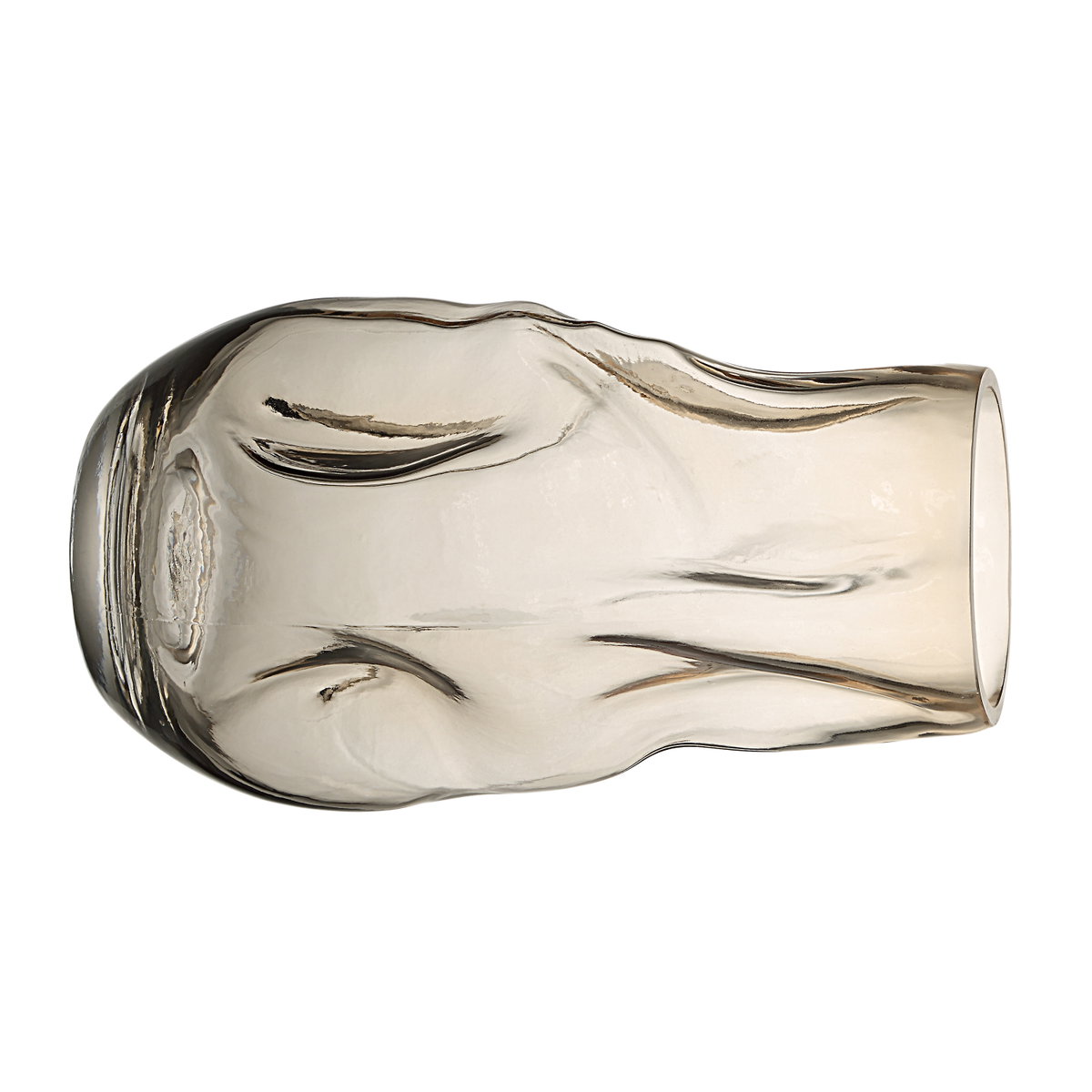 Tawny Glass Vase, by Renwil, 10.4" height x 6.4" depth View 2
