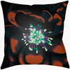 Abstract Floral Accent Pillow, Decorative Pillow by Surya, 20" length x 20" width thumbnail