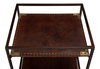 Trolley Side Table, by Sarreid, 1'2" length x 1'6" width x 2'1" height thumbnail 6