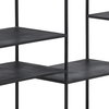 Daren Bookcase Black, Shelving & Bookcase by Dovetail, 71" width x 71" height x 16" depth thumbnail 4