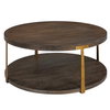 Palisade Round Wood Coffee Table, by Uttermost, 40" width x 17" height x 40" depth thumbnail 5