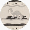 Kayra Machine Woven Rug, by Surya, 5'2.99" length x 5'2.99" width thumbnail