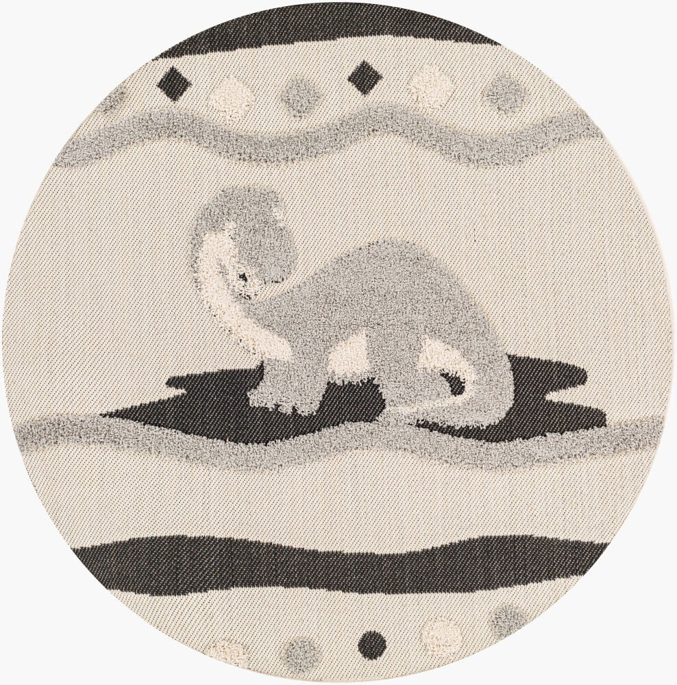 Kayra Machine Woven Rug, by Surya, 5'2.99" length x 5'2.99" width