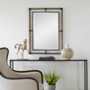 Melville Iron & Rope Mirror, by Uttermost, 2'4" width x 3'2" height x 1.5" depth thumbnail 2