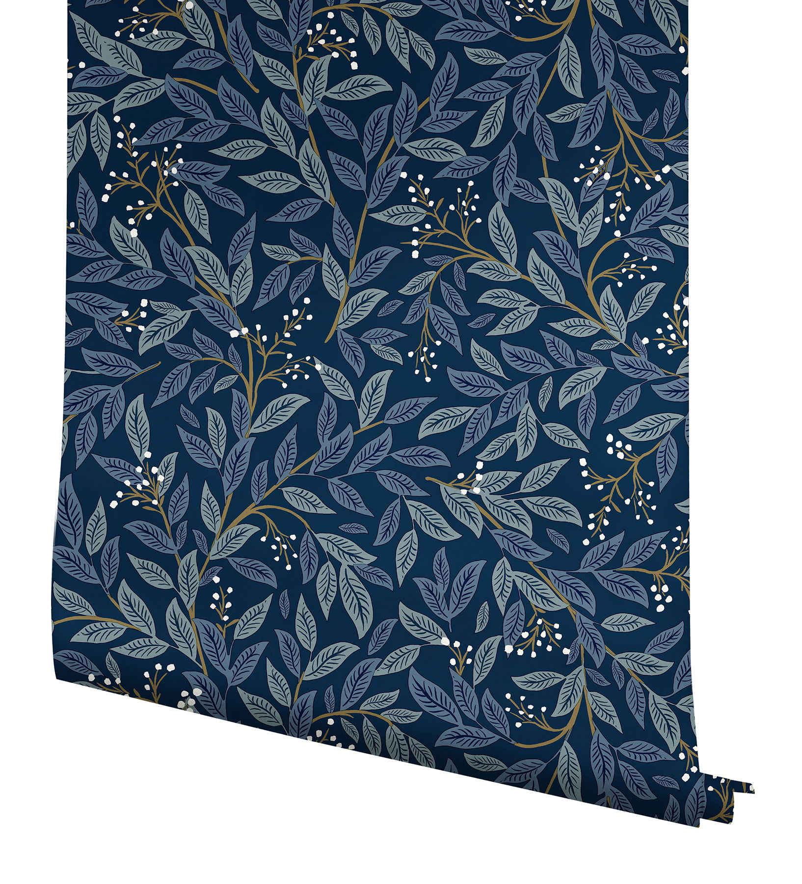 Willowberry Navy Peel & Stick Wallpaper large image 