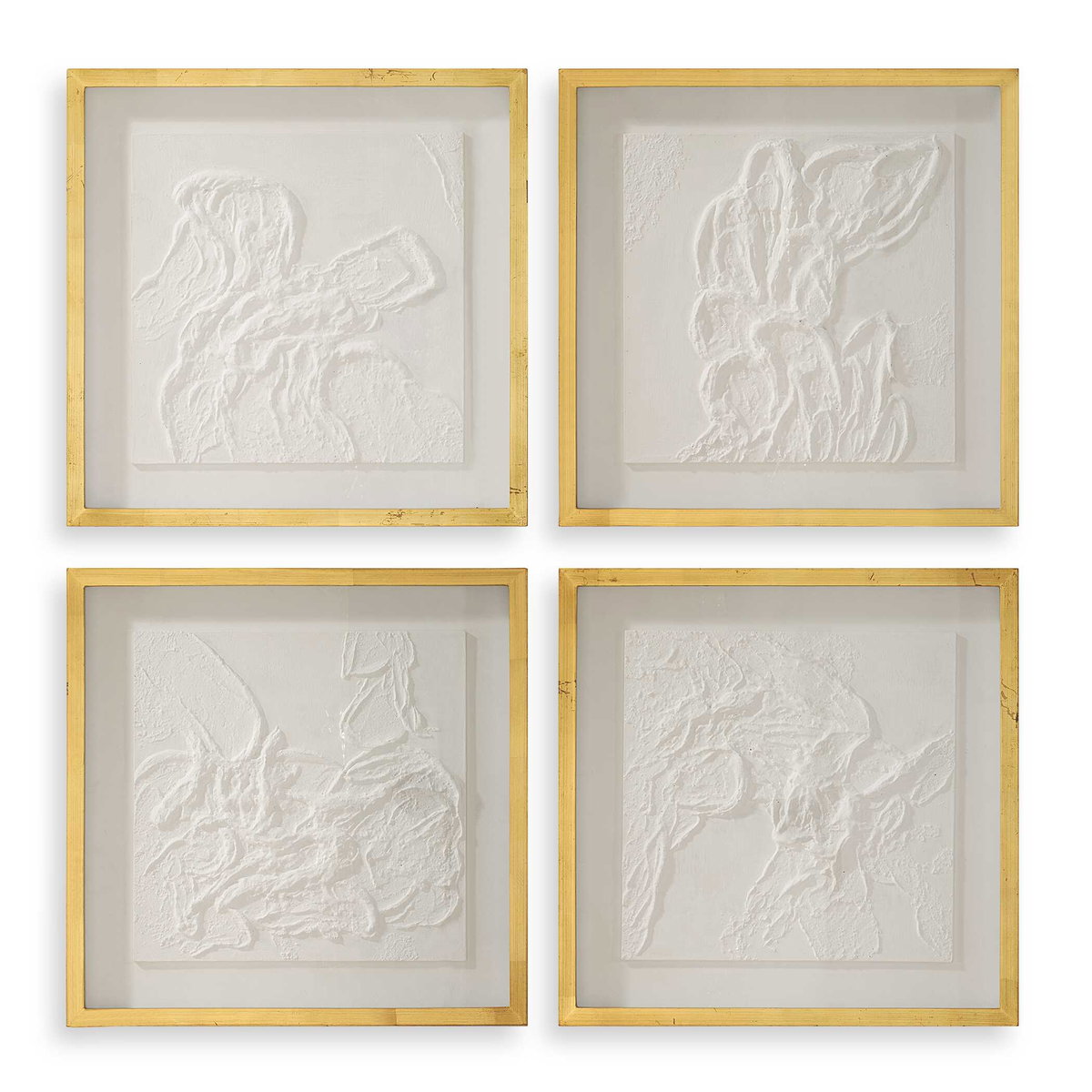 Fourfold Framed Prints Set/4, Art by Uttermost, 22" width x 22" height x 1.5" depth View 1