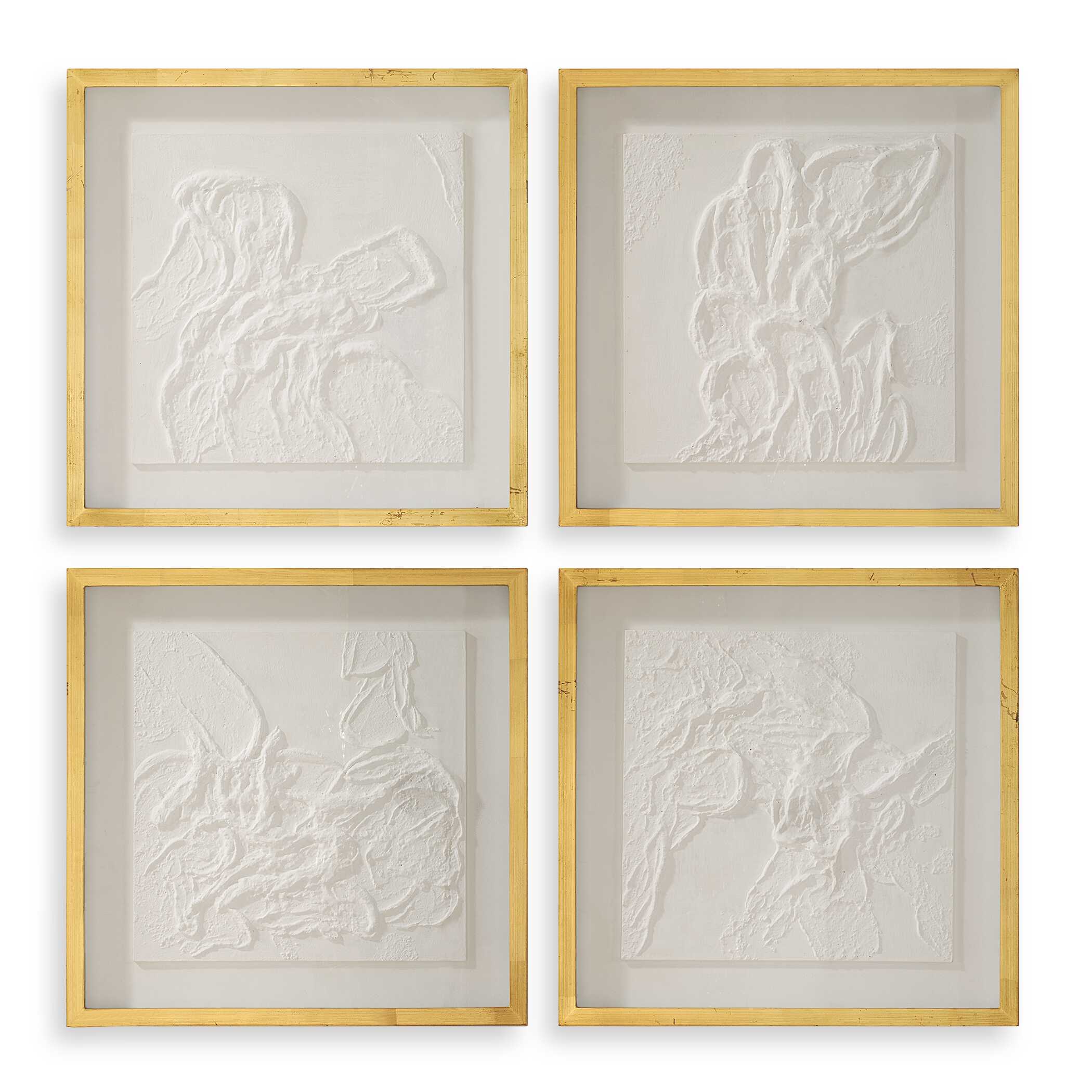 Fourfold Framed Prints Set/4 large image 