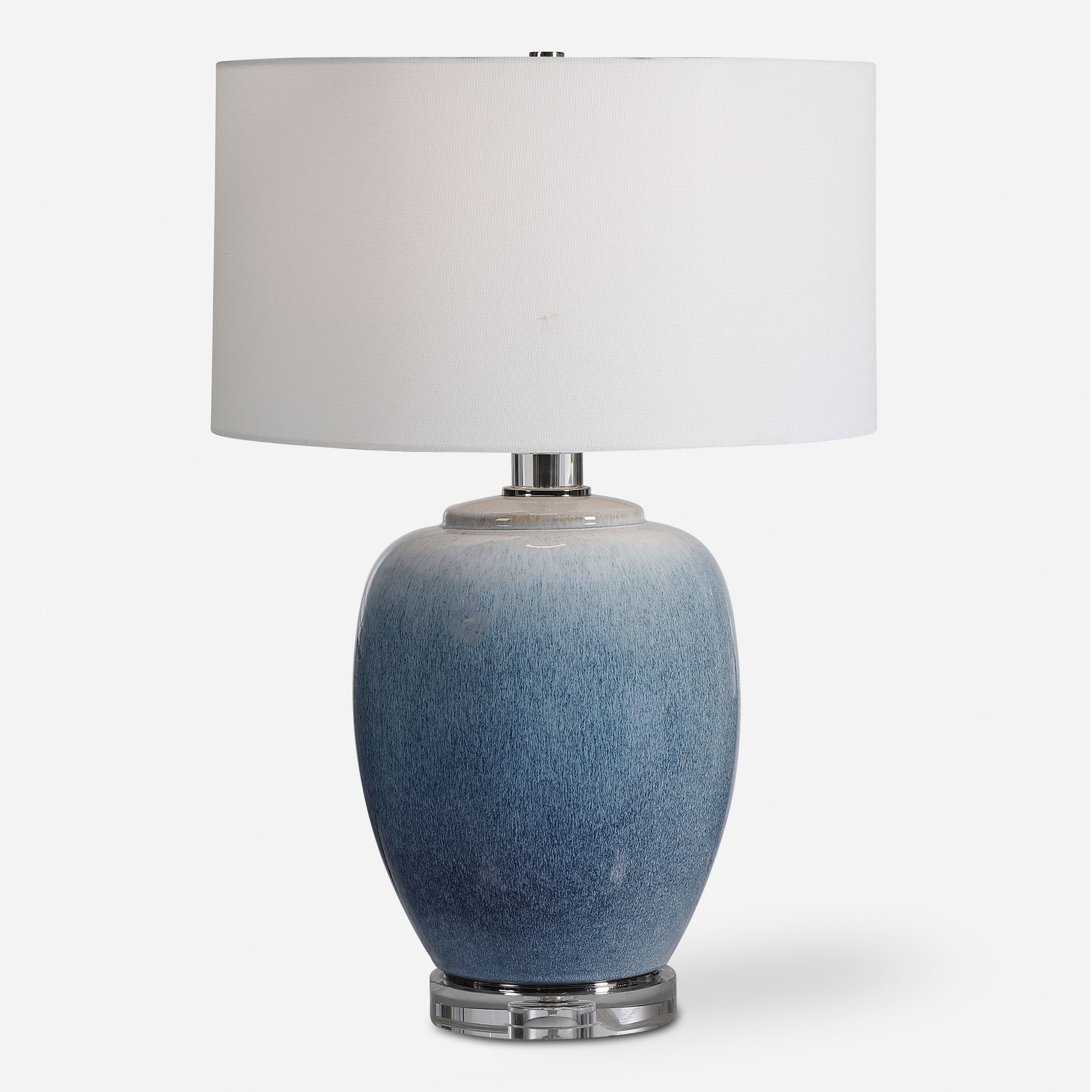 Blue Waters Ceramic Table Lamp large image 