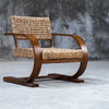 Rehema Natural Woven Accent Chair, by Uttermost, 30" width x 30" height x 30.7" depth thumbnail 7