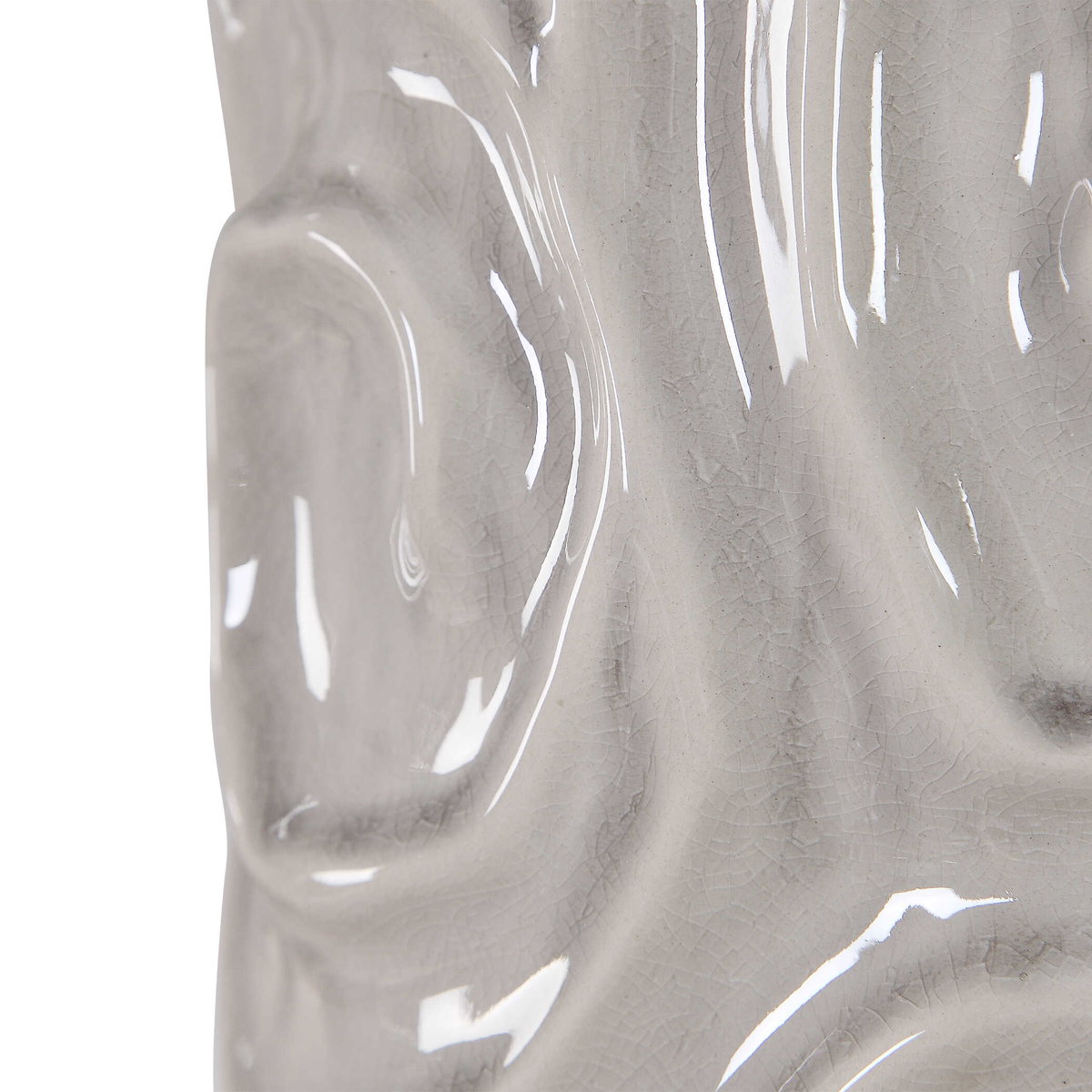 Zade Warm Gray Table Lamp, by Uttermost, 18" width x 33" height x 18" depth View 7