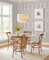 Etched Lattice Grey Wallpaper thumbnail 1