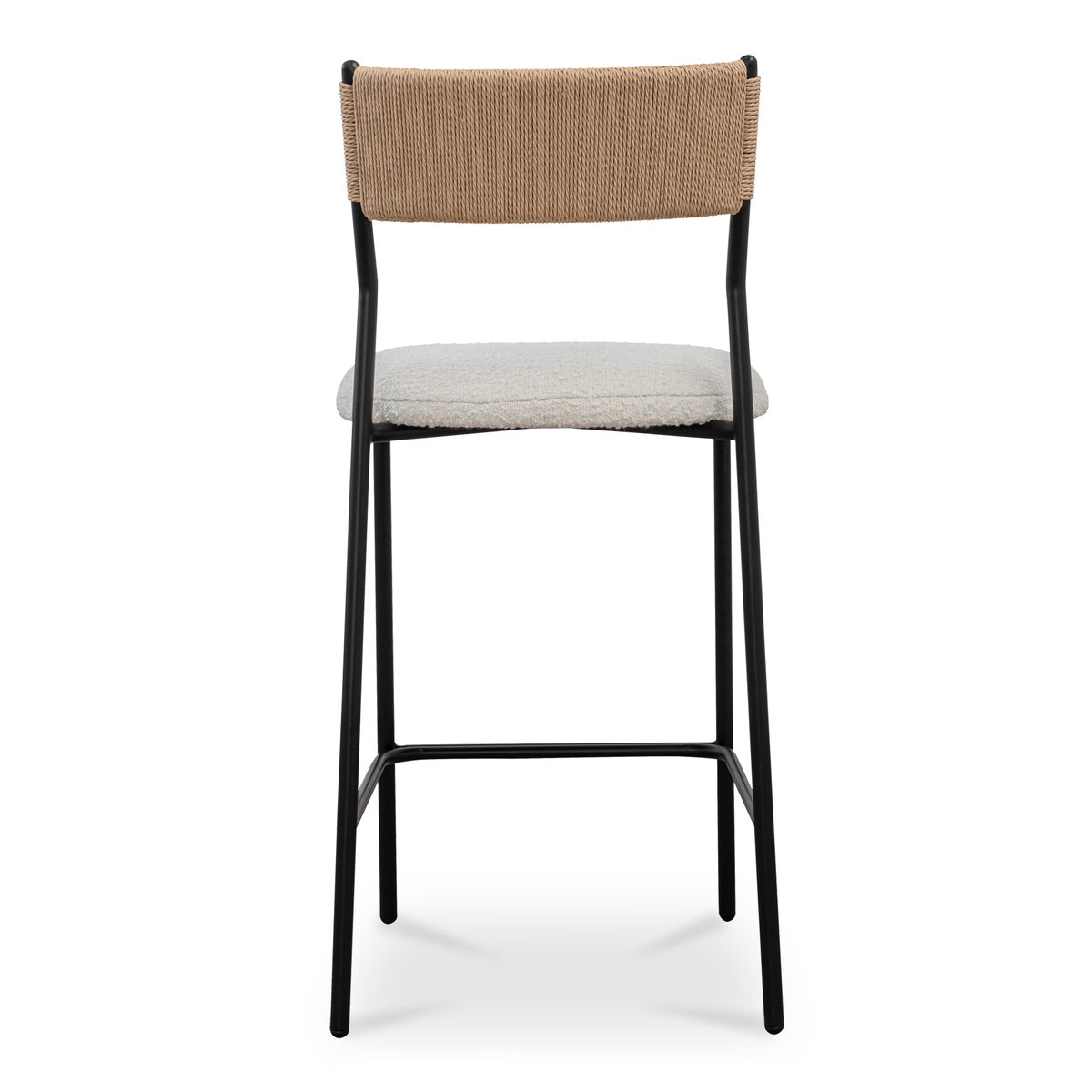 Foley Counter Stool White, Counter & Bar Stool by Moe's Home, 18.75" width x 38.5" height x 19.57" depth View 4