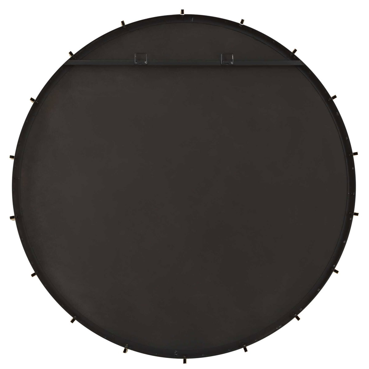 Pali Industrial Round Mirror, by Uttermost, 3'7.11" width x 3'7.11" height x 2.56" depth View 7