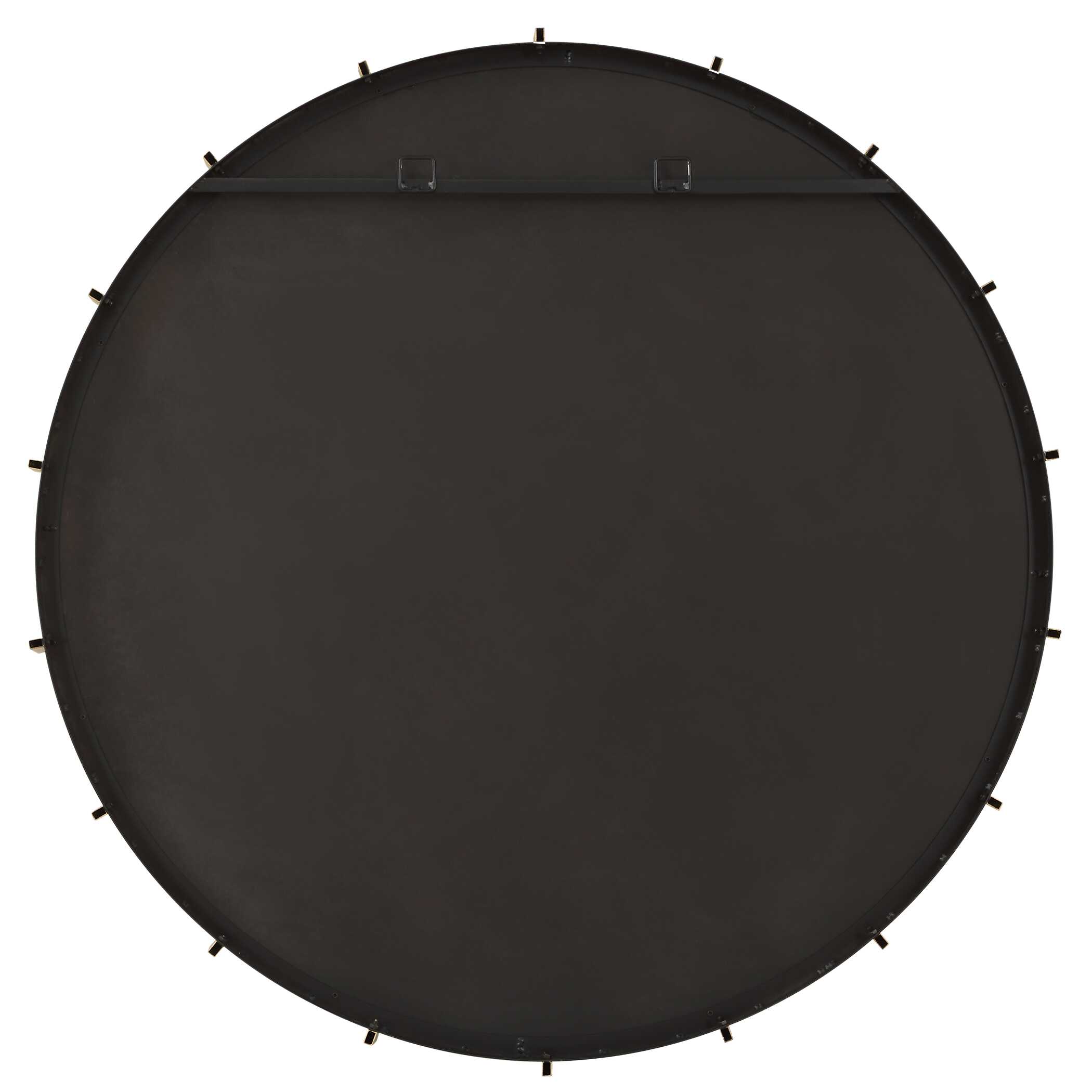 Pali Industrial Round Mirror, by Uttermost, 43.11" width x 43.11" height x 2.56" depth View 7