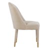 Brie Armless Chair Champagne Set Of 2 thumbnail 5