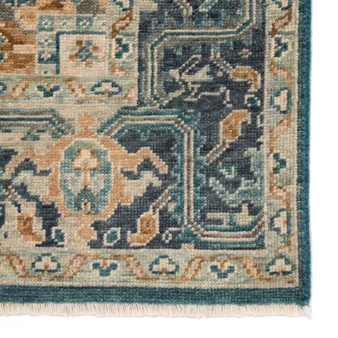 Jaipur Living Elyas Hand-Knotted Medallion Blue/ Ivory Area Rug (10