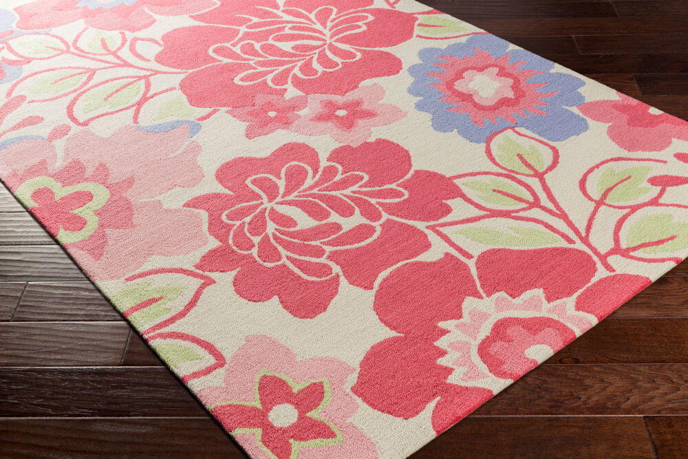 Peek-A-Boo Handmade Rug, by Surya, 1'6" length x 1'6" width