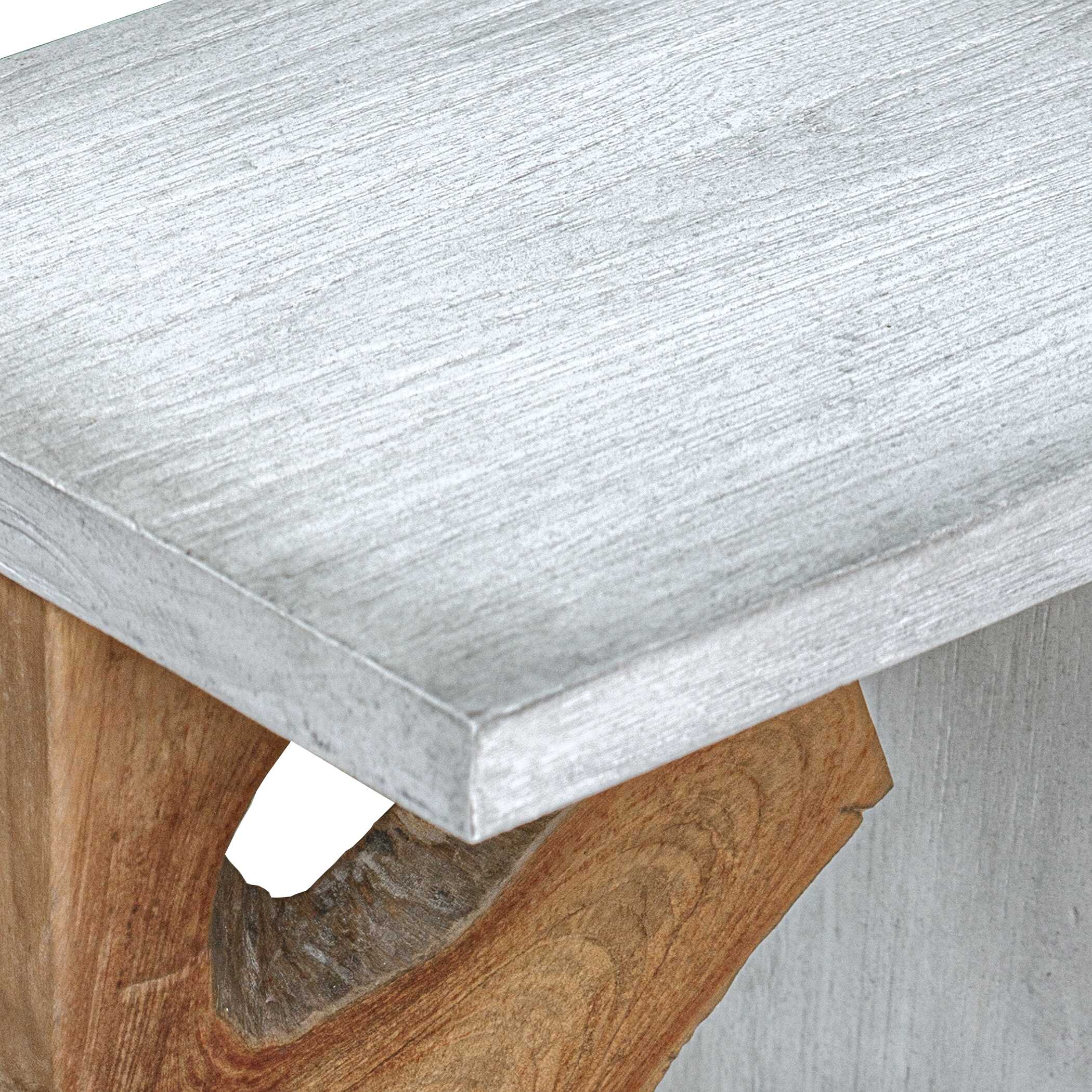 Intersect Modern Accent Table, Furniture by Uttermost, 13.78" width x 23.62" height x 11.81" depth View 9