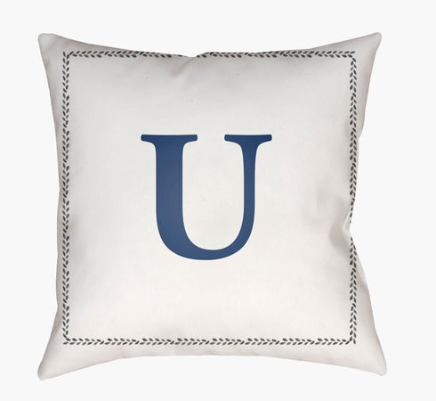 Initials Accent Pillow