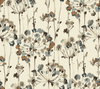 Flourish Teal Peel & Stick Wallpaper, by York Wall, 20' length x 2'3" width x 0.02" depth thumbnail