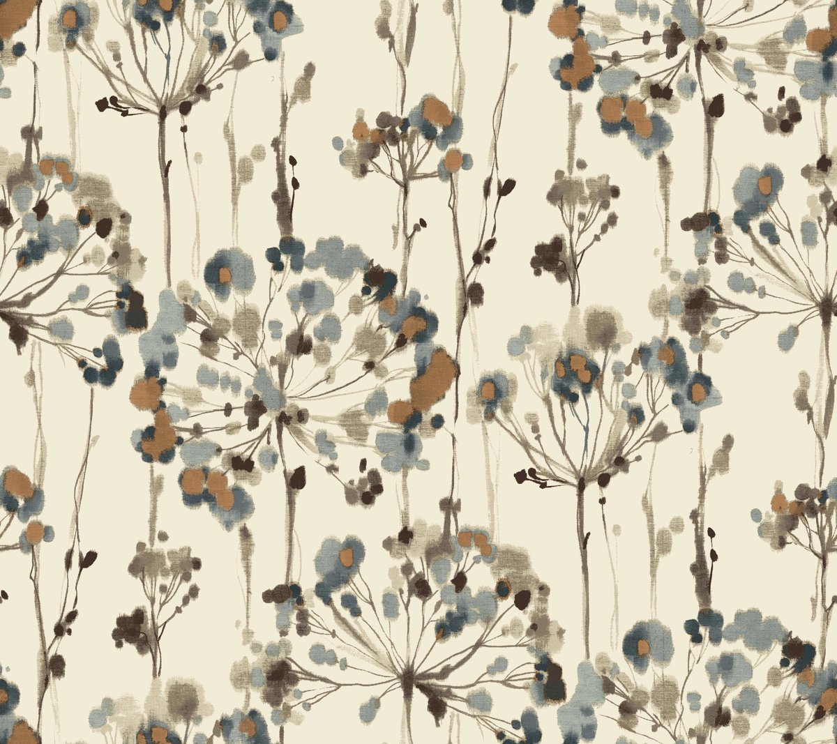 Flourish Teal Peel & Stick Wallpaper, by York Wall, 20' length x 2'3" width x 0.02" depth
