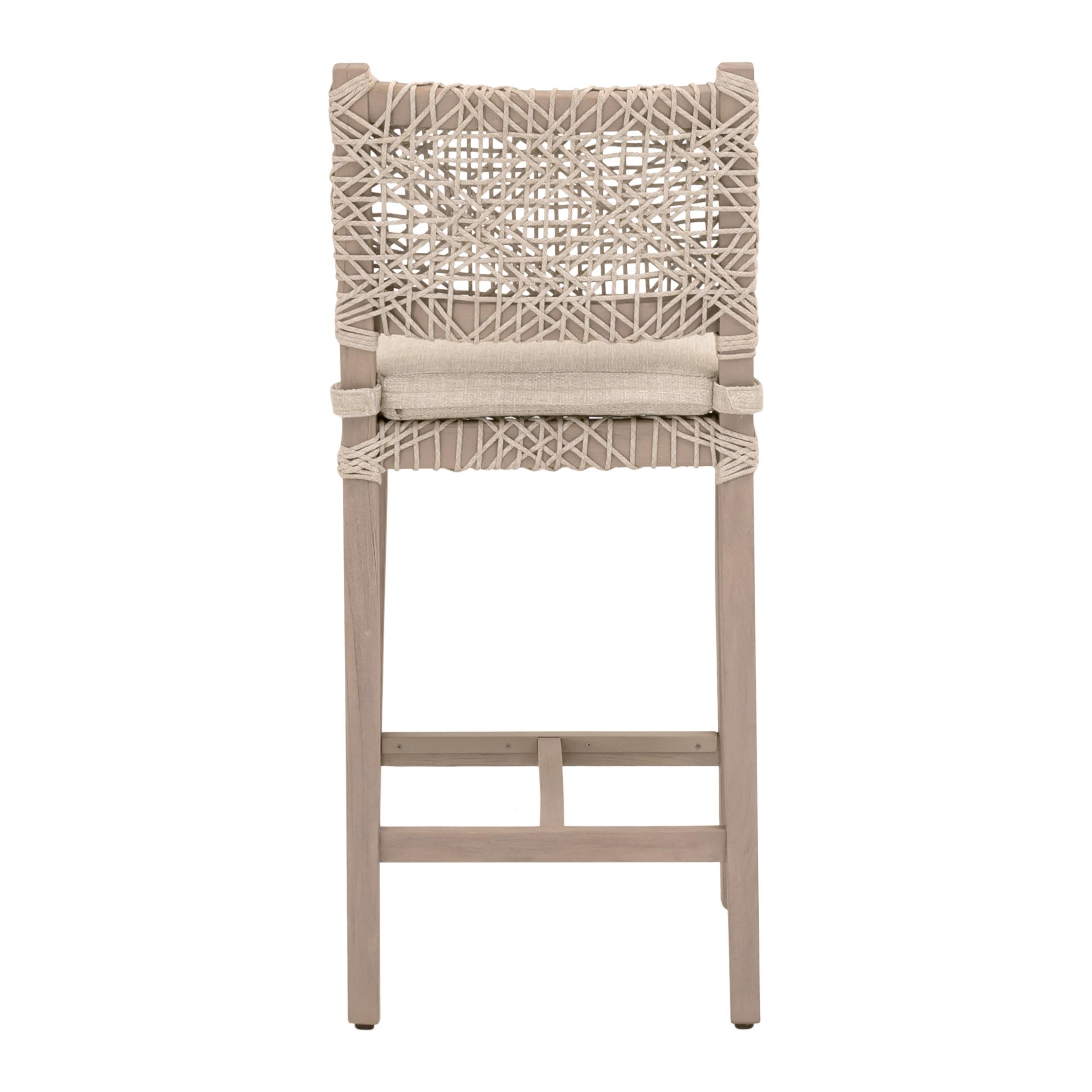 Costa Outdoor Counter Stool, Dining Chair by Essentials for Living, 18.5" width x 40" height x 21.25" depth View 5