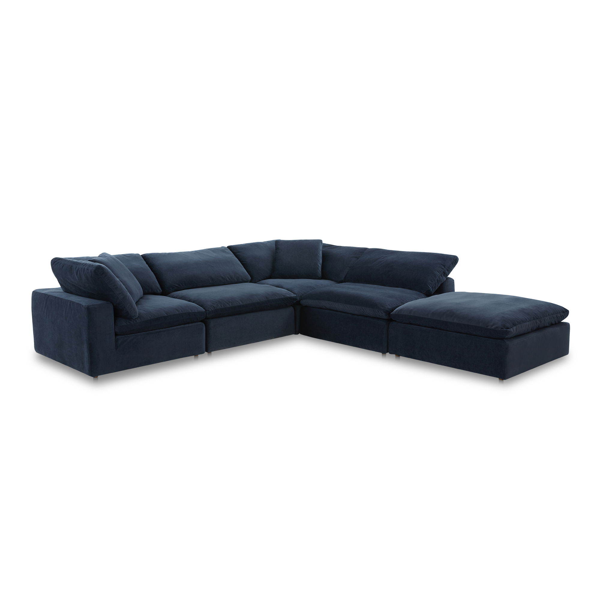 Clay Dream Modular Sectional, Sectional Sofa by Moe's Home, 133.5" width x 32" height x 133.5" depth View 2