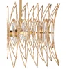 Marquise 8 - Light Chandelier, by Currey and Company, 40" width x 16.75" height x 17.5" depth thumbnail 3