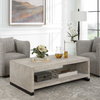 Bosk White Washed Coffee Table, by Uttermost, 53.87" width x 18.12" height x 29.87" depth thumbnail 4
