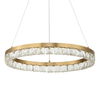 Segovia Round Crystal LED Chandelier, Ceiling Light by Uttermost, 3.75" height x 28" diameter thumbnail 3