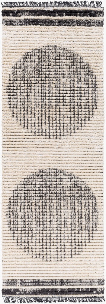 Enzo Machine Woven Rug, by Surya, 7'3" length x 2'7" width