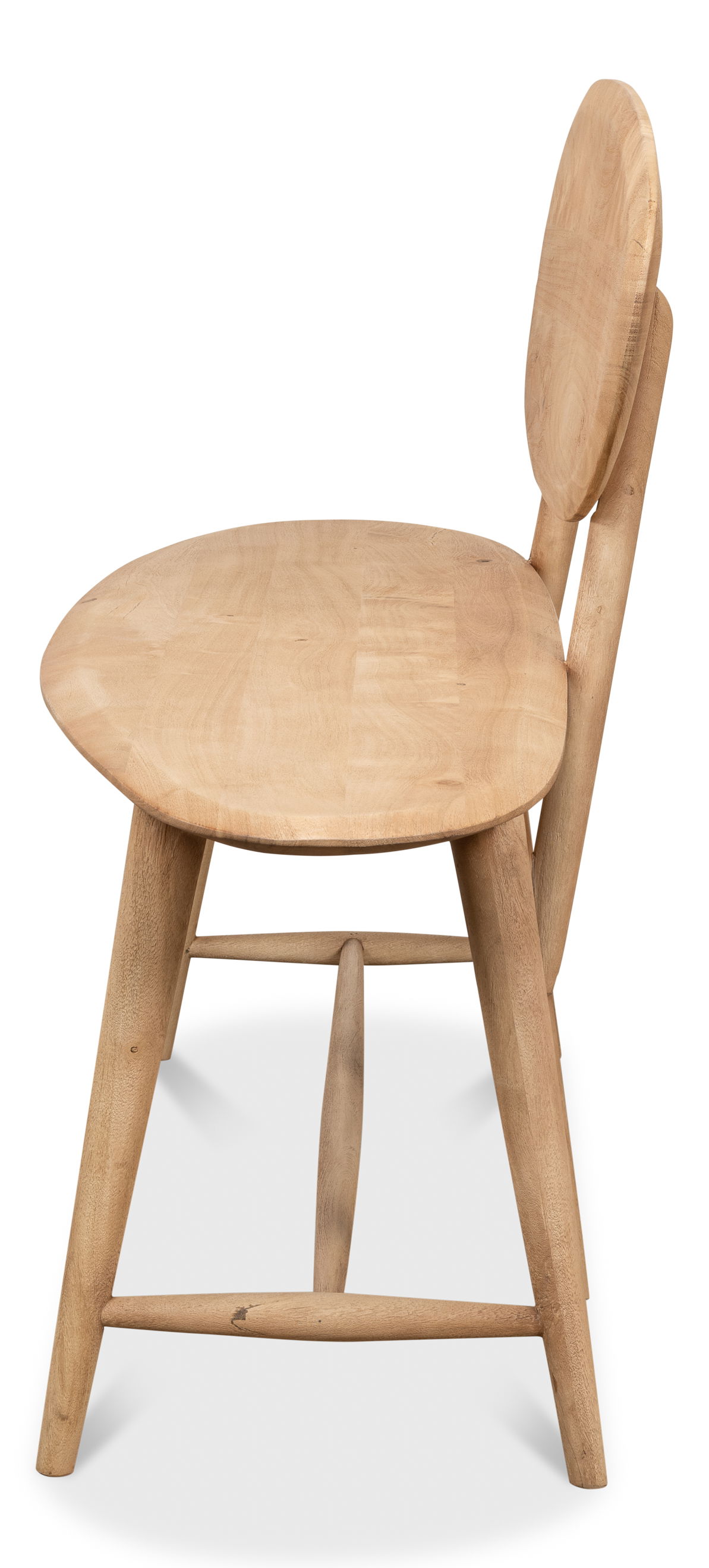 Pebble Bench (1 Back) Lionskin Finish large image 