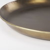 Eagan  Brass Aluminium Tray Large, Decorative Tray by Mercana, 24" length x 24" width x 2" height thumbnail 6