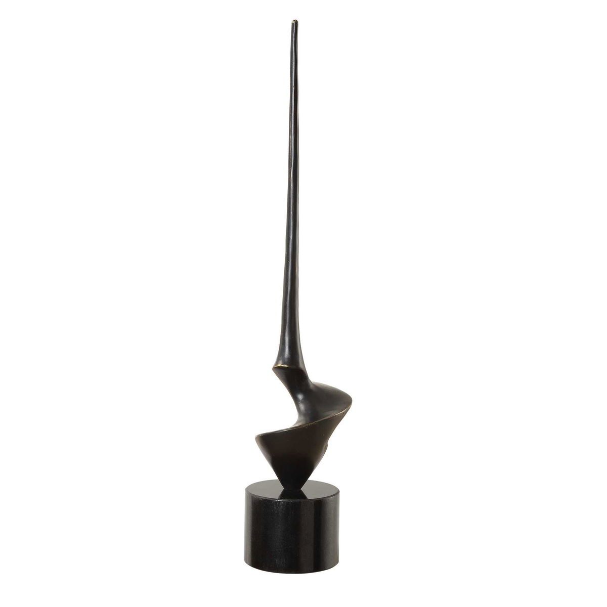All Twisted Bronze Sculpture, Figurines & Statue by Uttermost, 4.75" width x 20.75" height x 4.25" depth View 3