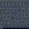Love Triangles Blue & Gold Metallic Peel & Stick Wallpaper, by York Wall, 20' length x 1'8.5" width x 0.02" depth thumbnail 1