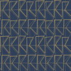 Love Triangles Blue & Gold Metallic Peel & Stick Wallpaper, by York Wall, 20' length x 1'8.5" width x 0.02" depth thumbnail