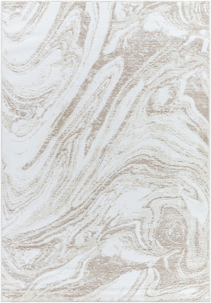 Siyah Machine Woven Rug, by Surya, 6'11.86" length x 5'2.99" width