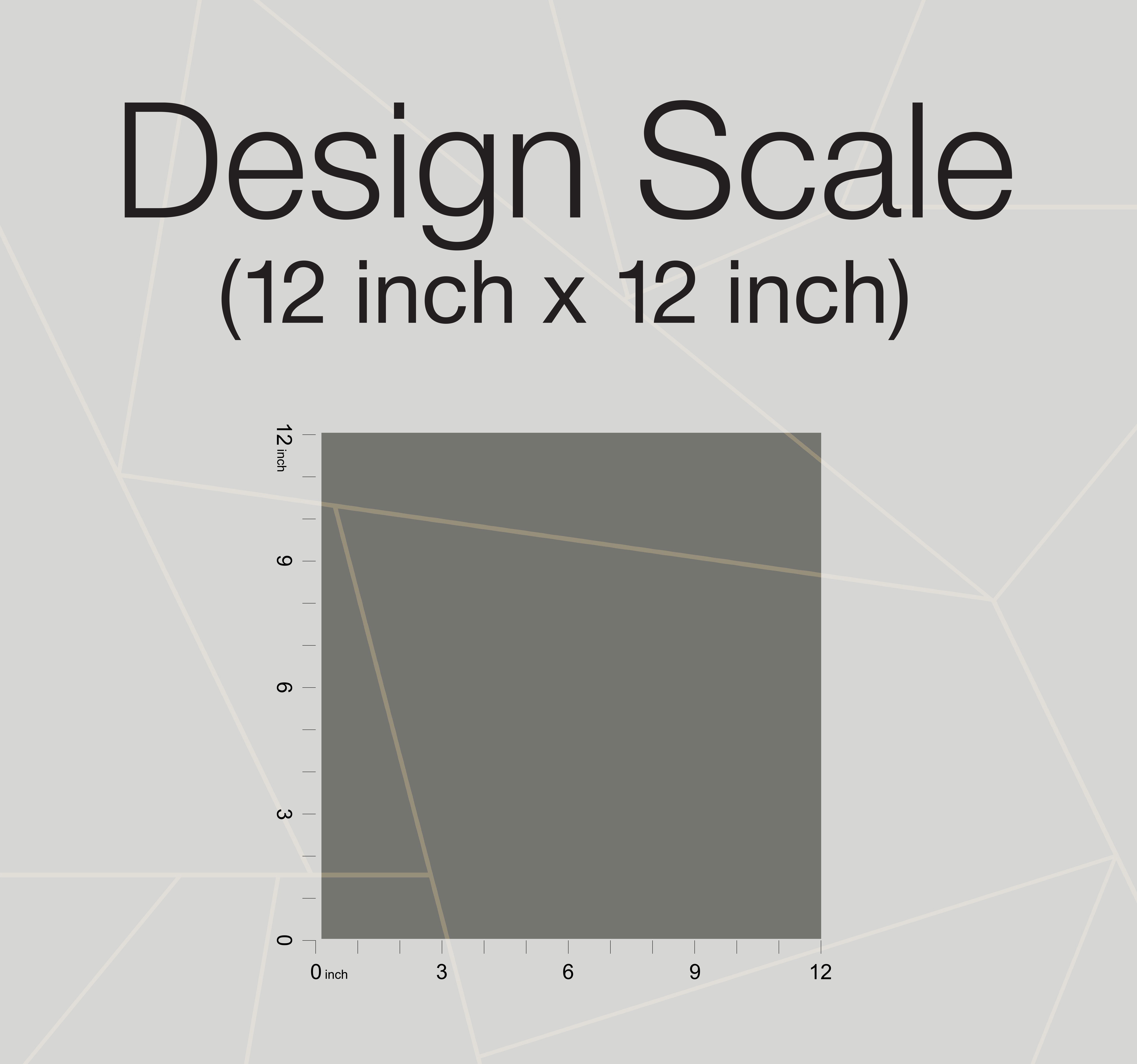 Fractured Prism Grey Peel & Stick Wallpaper, by York Wall, 20' length x 1'8.5" width x 0.02" depth View 4