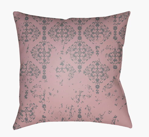 Moody Damask Accent Pillow