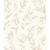 Olive Branch Beige Wallpaper, by York Wall, 33' length x 1'8.5" width x 0.02" depth thumbnail