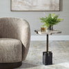 Rowman Petrified Wood Accent Table, Side & End Table by Uttermost, 14.9" width x 22.44" height x 14.9" depth thumbnail 4