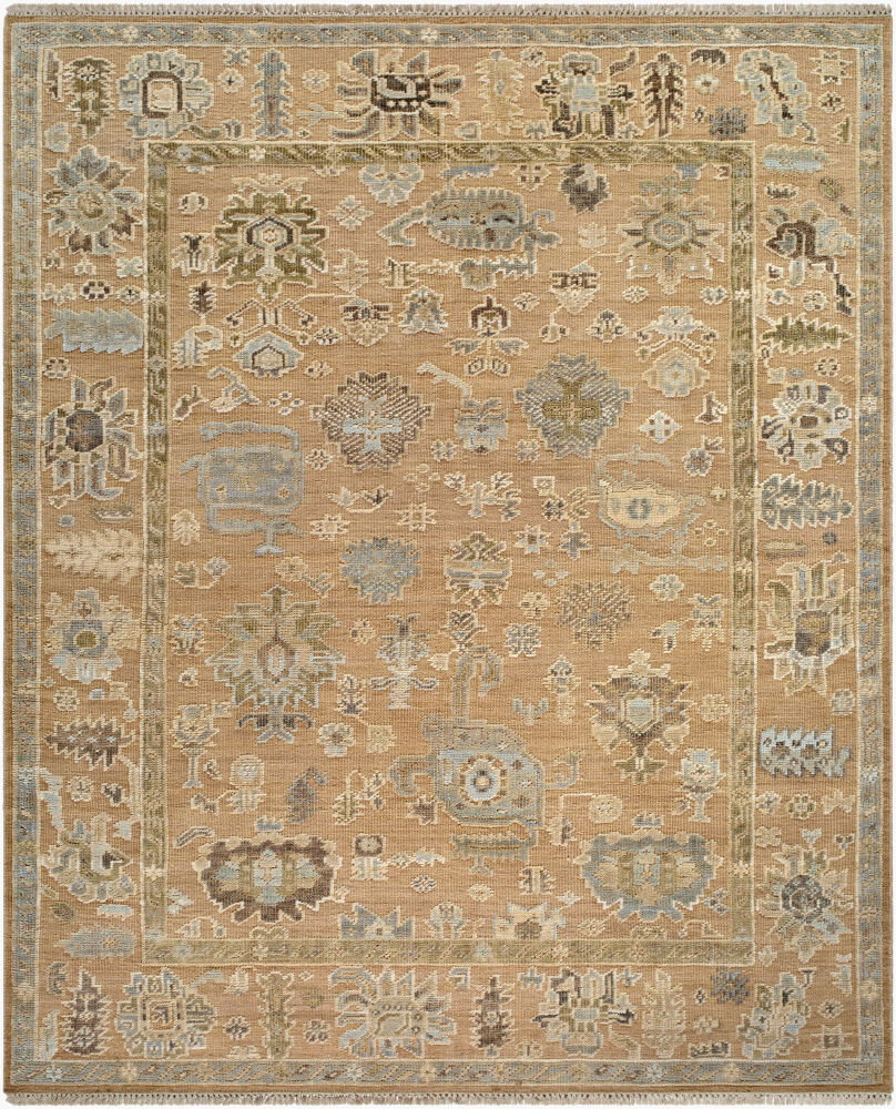 Sinclair Handmade Rug, by Surya, 1'6" length x 1'6" width