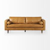 Svend 88.0L x 38.0W x 34.0H Tan Leather Sofa thumbnail 6